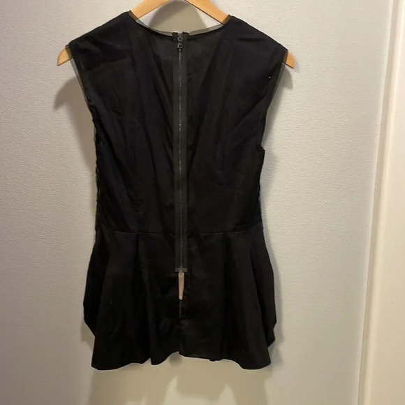 BCBG MaxAzria Savanah black beaded sleeveless top - Picture 6 of 11